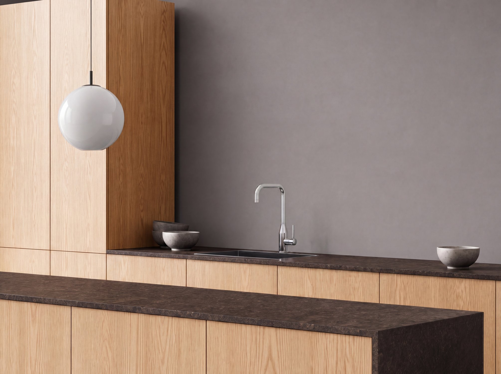 Inspiration: Ardesia Avegno Laminat bordplade efter mål - Stenlook bordplader