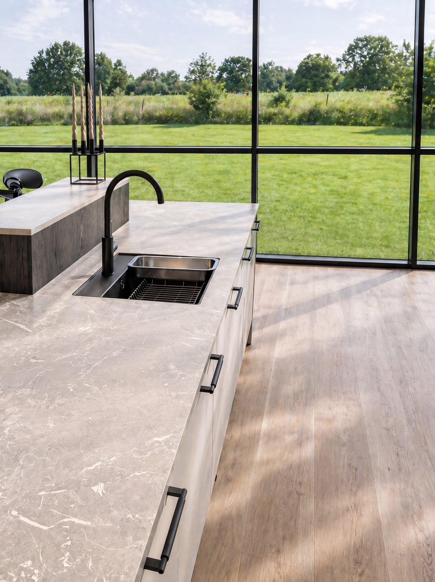 Inspiration: Dolce Marble_sc D1097 Vl Laminat bordplade efter mål - Marmorlook bordplader