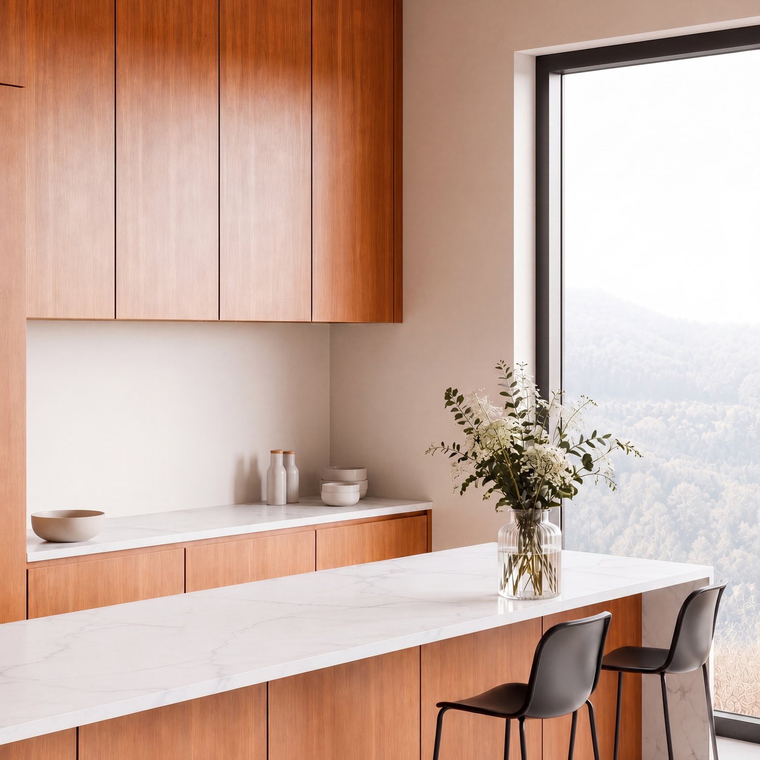 Marble Gelato Laminat bordplade i miljø - leveret af Min Bordplade - Marmorlook bordplader
